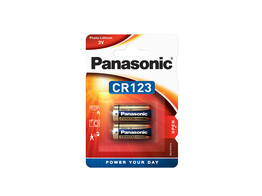 Panasonic CR123A Lithium 3V Blister 2