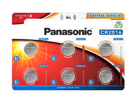 Panasonic CR2016 Lithium 3V Blister 6
