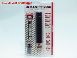 Maglite XL-50 LED Black - S3016L- 3xAAA incl. -  200 LUMEN