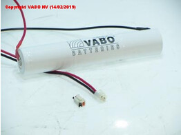 Vabo Nicd 3D 4500 HT STACK Connector 11608  3.6V 33x180